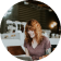 A woman working on the computer